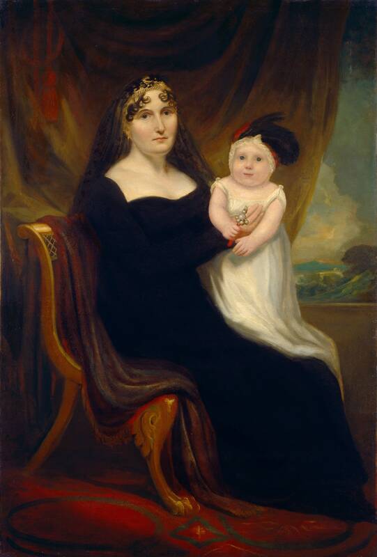 Mother and Child by American 19th Century, c. 1810