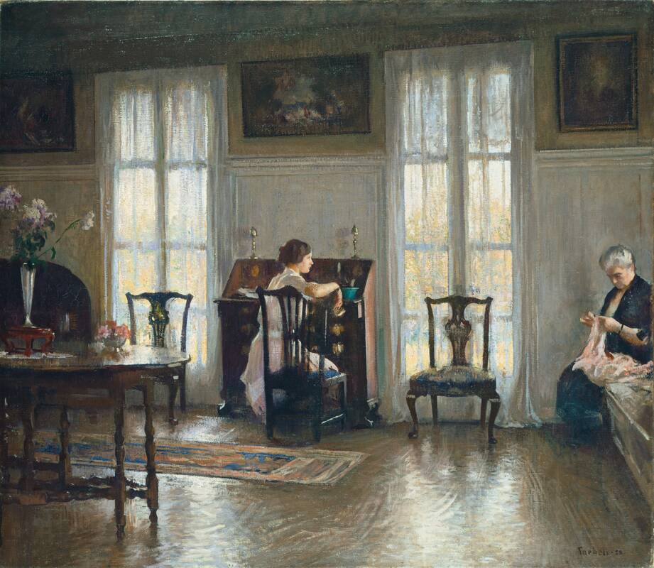 Mother and Mary by Edmund Charles Tarbell, 1922