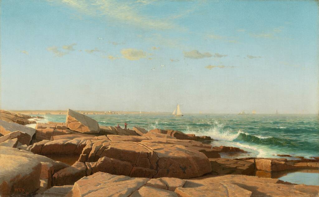 Narragansett Bay by William Stanley Haseltine, 1864