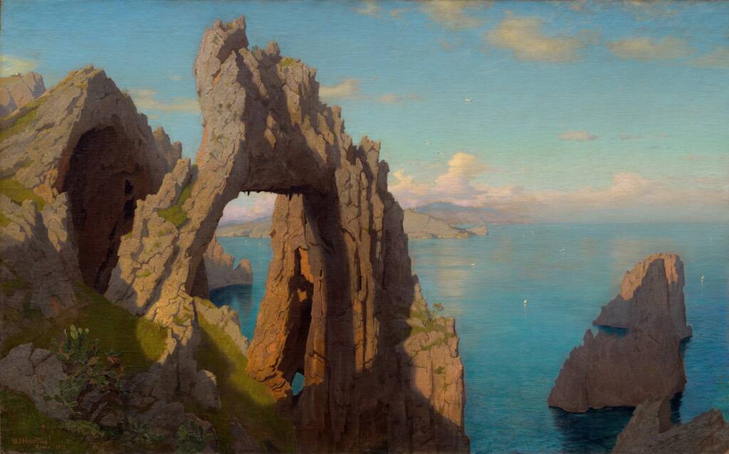 Natural Arch at Capri by William Stanley Haseltine, 1871