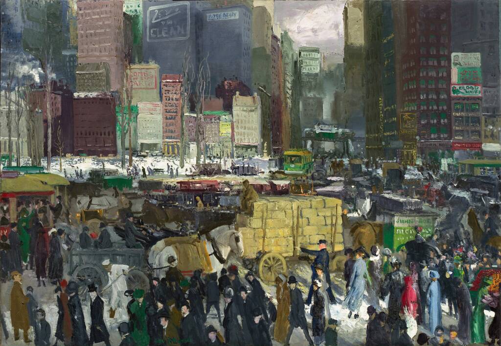 New York by George Bellows, 1911