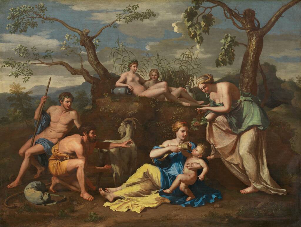 Nymphs Feeding the Child Jupiter by Anonymous Artist, c. 1650
