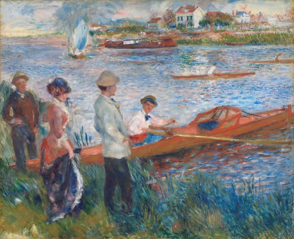 Oarsmen at Chatou by Auguste Renoir, 1879