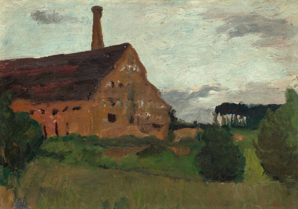 Old Factory by Paula Modersohn-Becker, 1900