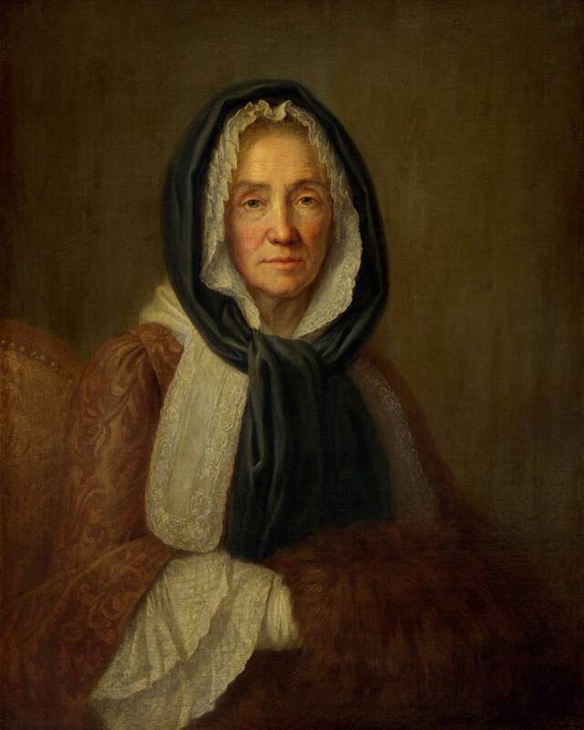 Old Woman with a Muff by French 18th Century, second half 18th century