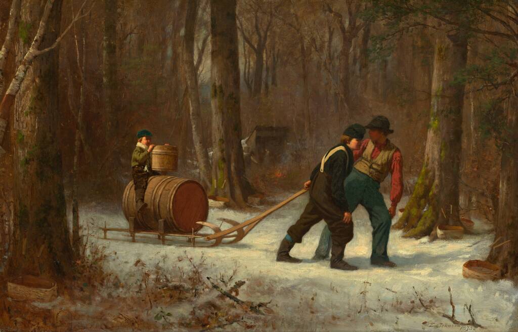 On Their Way to Camp by Eastman Johnson, 1873