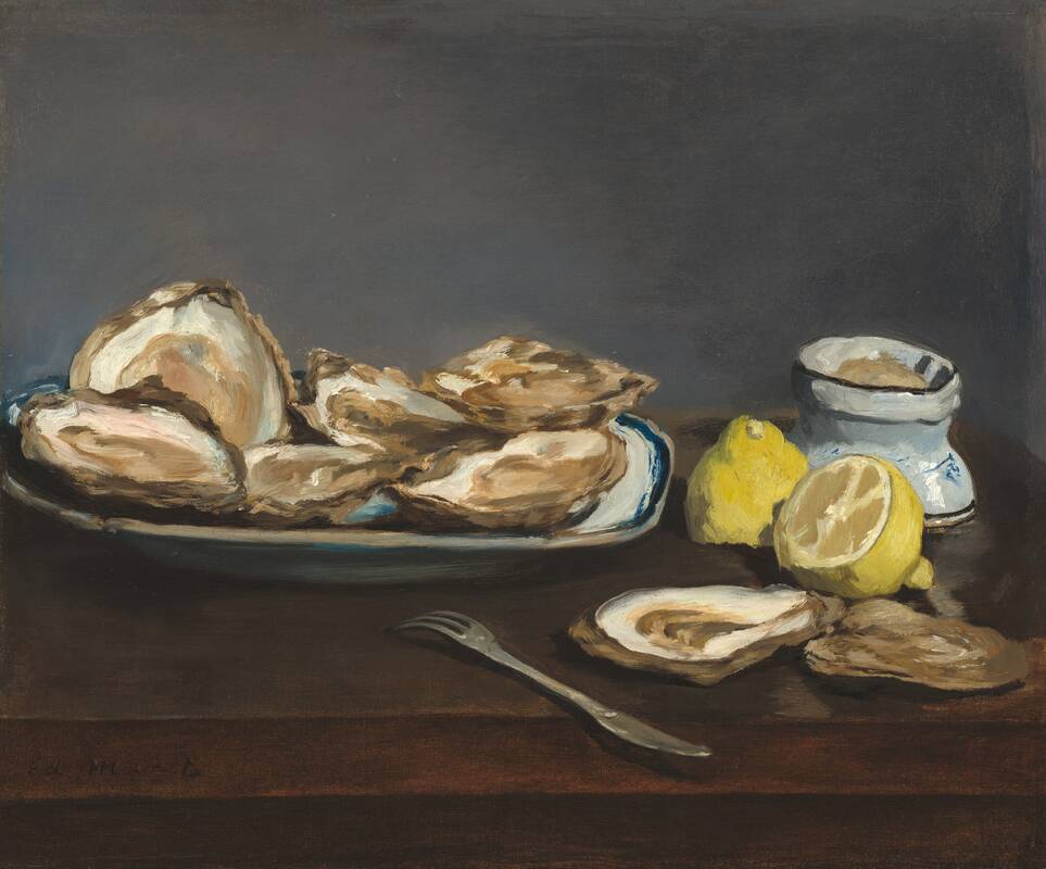Oysters by Edouard Manet, 1862