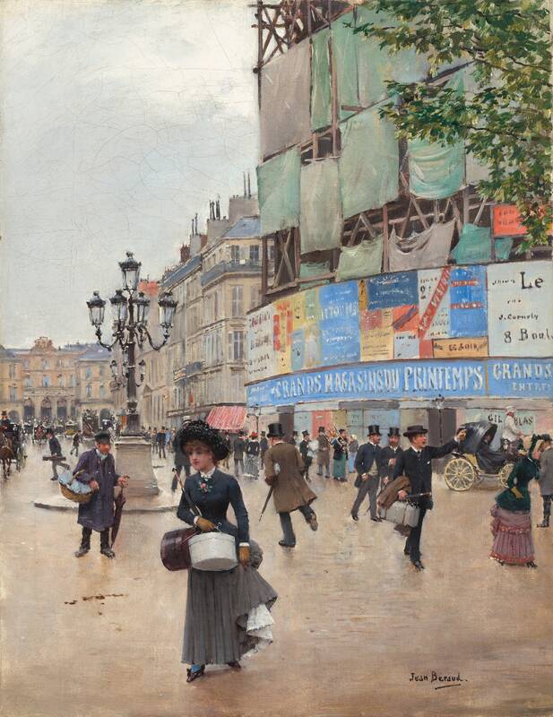 Paris, rue du Havre by Jean Béraud, c. 1882