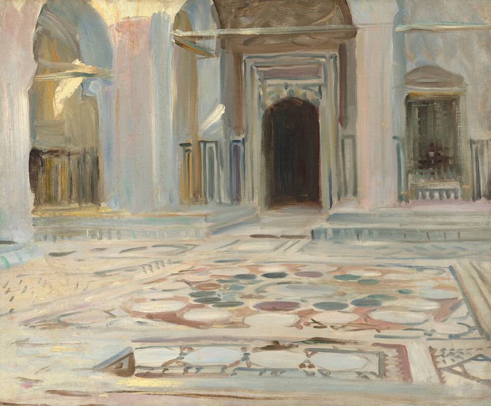 Pavement, Cairo by John Singer Sargent, 1891