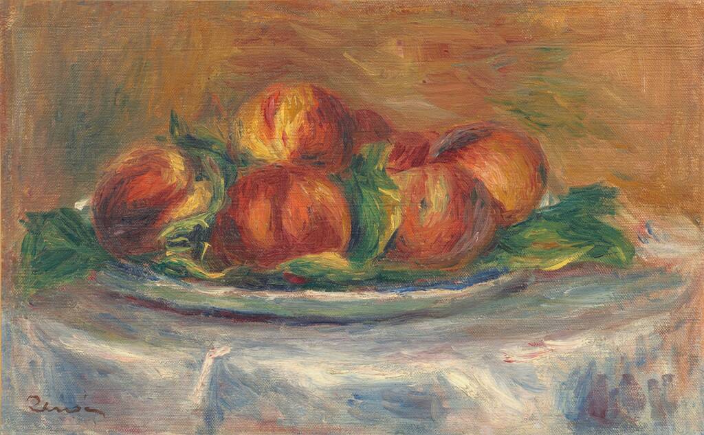 Peaches on a Plate by Auguste Renoir, 1902/1905