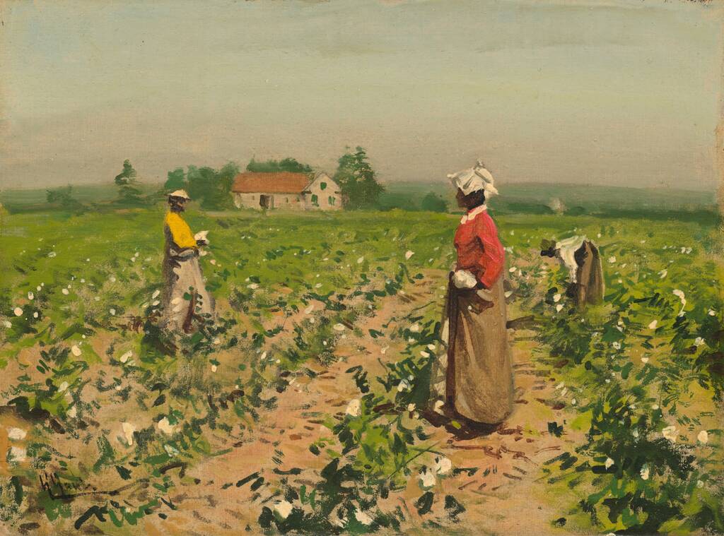 Picking Cotton by William Gilbert Gaul, c. 1890