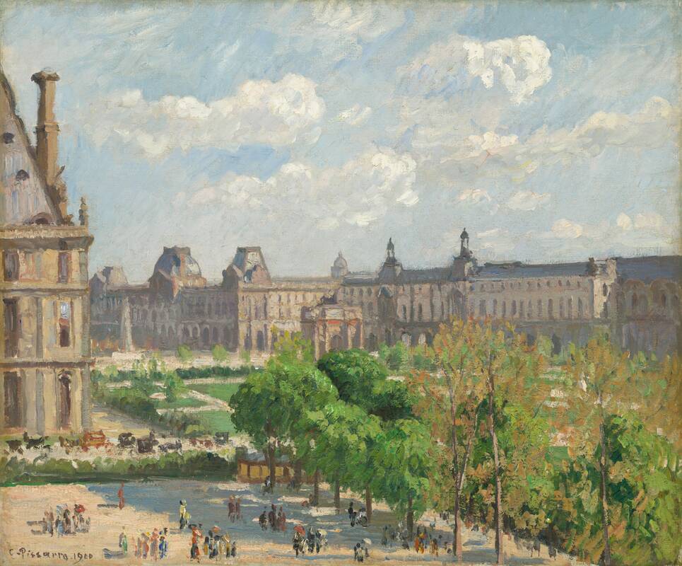 Place du Carrousel, Paris by Camille Pissarro, 1900