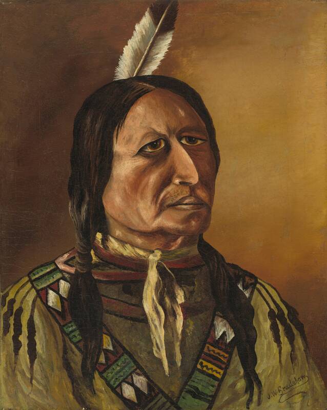 Plains Indian by J.W. Bradshaw, fourth quarter 19th century