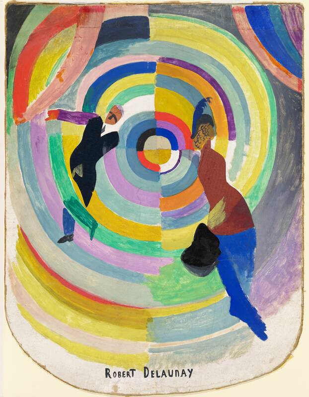 Political Drama by Robert Delaunay, 1914