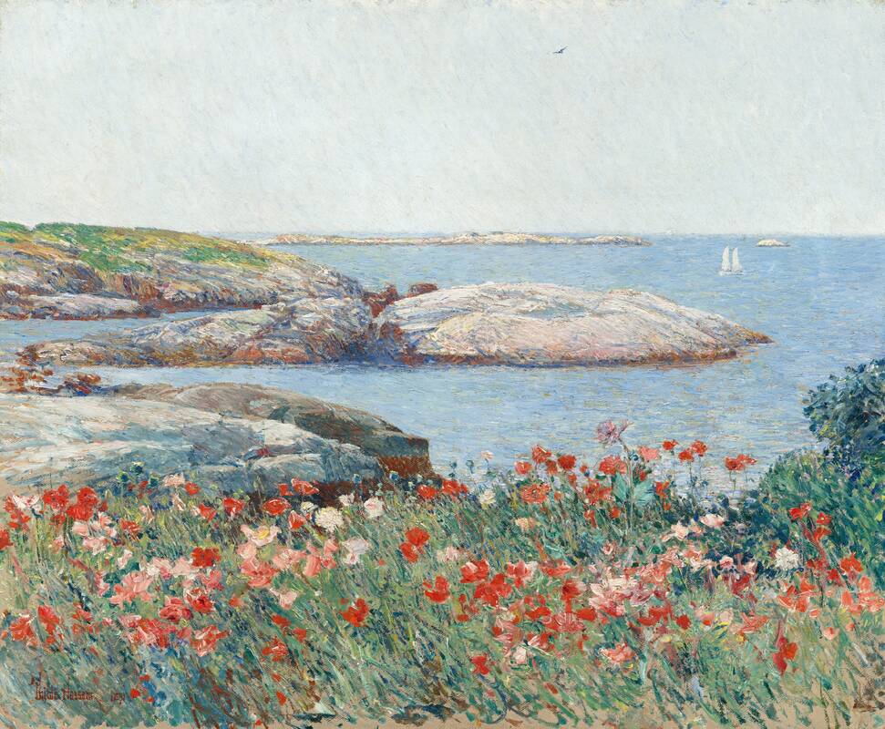 Poppies, Isles of Shoals by Childe Hassam, 1891