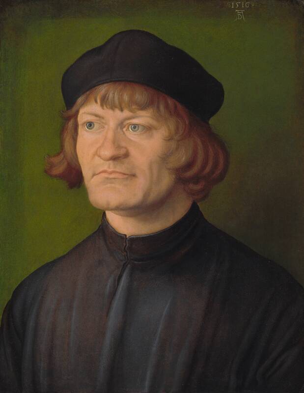 Portrait of a Clergyman (Johann Dorsch?) by Albrecht Dürer, 1516