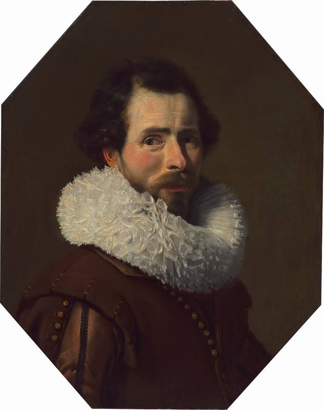 Portrait of a Gentleman Wearing a Fancy Ruff by Thomas de Keyser, 1627