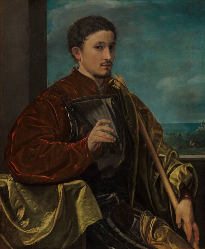 Portrait of a Knight by Giovanni Girolamo Savoldo, c. 1525
