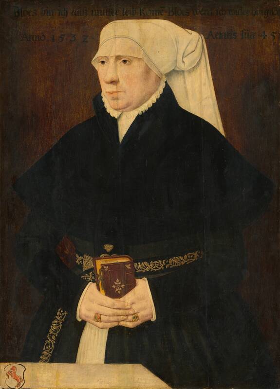 Portrait of a Lady by German 16th Century, 1532