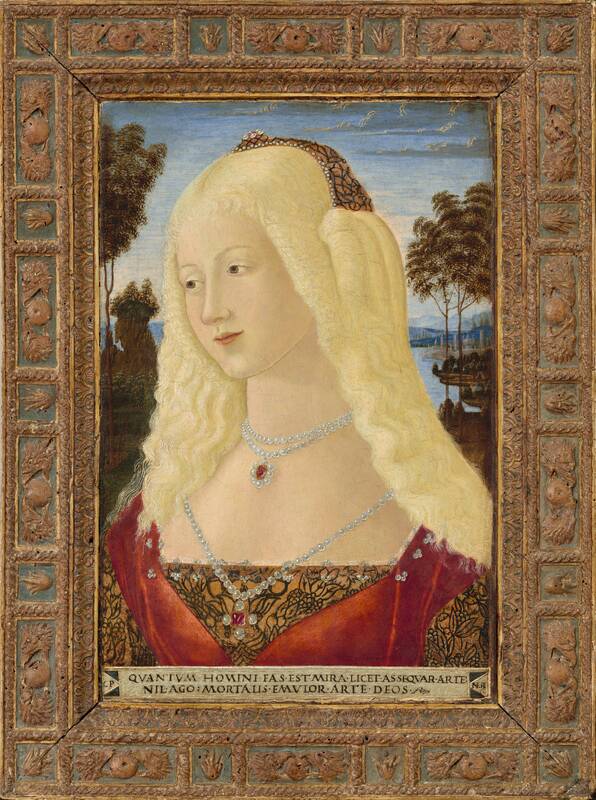 Portrait of a Lady by Neroccio de' Landi, c. 1485