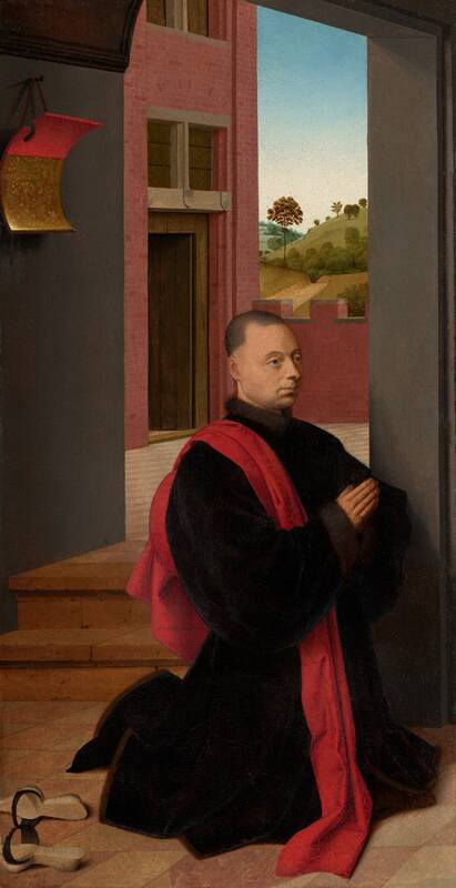 Portrait of a Male Donor by Petrus Christus, c. 1455