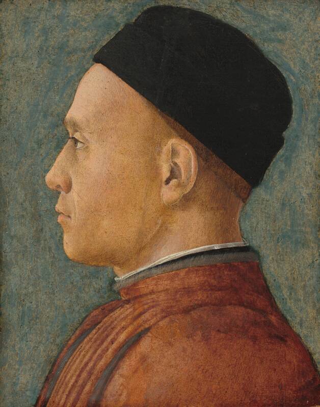 Portrait of a Man by Andrea Mantegna, c. 1470