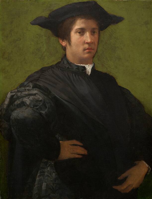 Portrait of a Man by Rosso Fiorentino, early 1520s