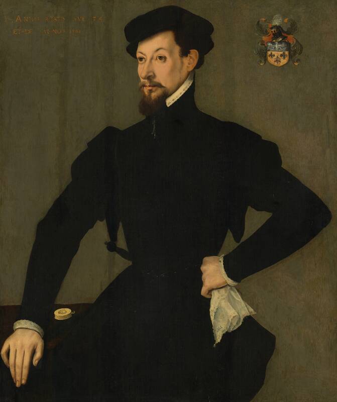 Portrait of a Member of the Quaratesi Family by French 16th Century, 1561