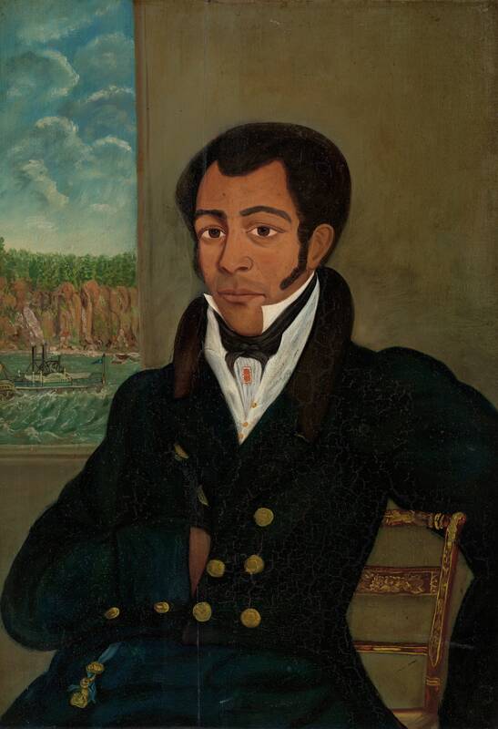 Portrait of a Ship's Steward by American 19th Century, probably 1829