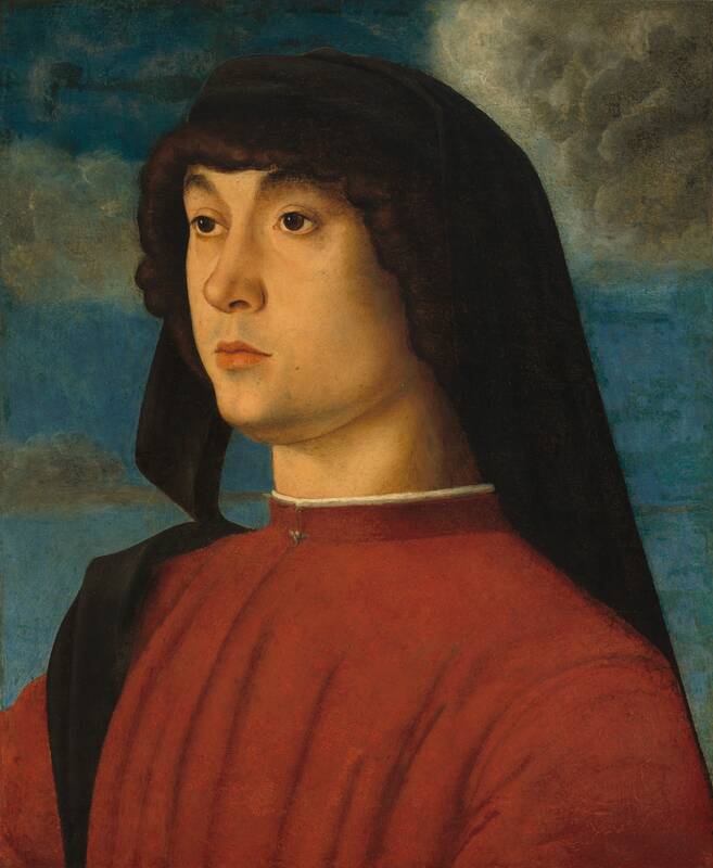 Portrait of a Young Man in Red by Giovanni Bellini, c. 1480