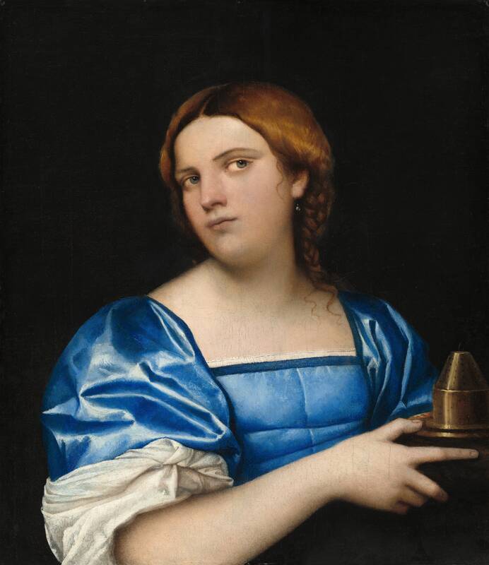 Portrait of a Young Woman as a Wise Virgin by Sebastiano del Piombo, c. 1510