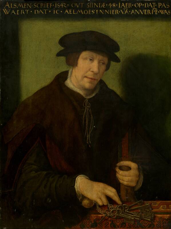 Portrait of an Almoner of Antwerp by Antwerp 16th Century, 1542
