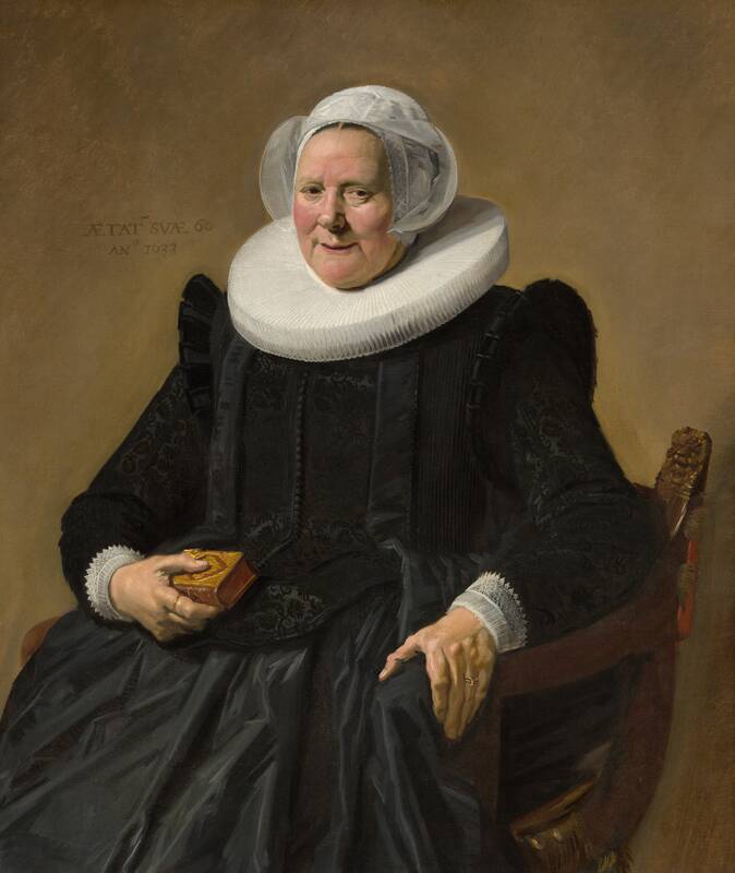 Portrait of an Elderly Lady by Frans Hals, 1633
