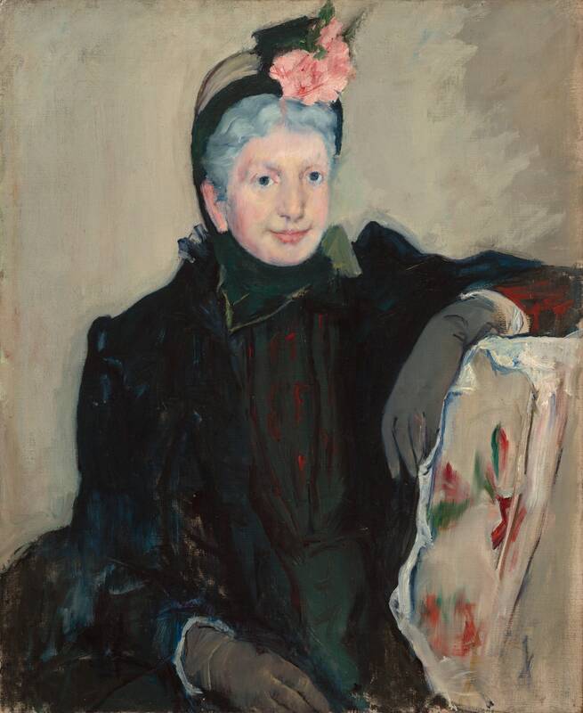 Portrait of an Elderly Lady by Mary Cassatt, c. 1887