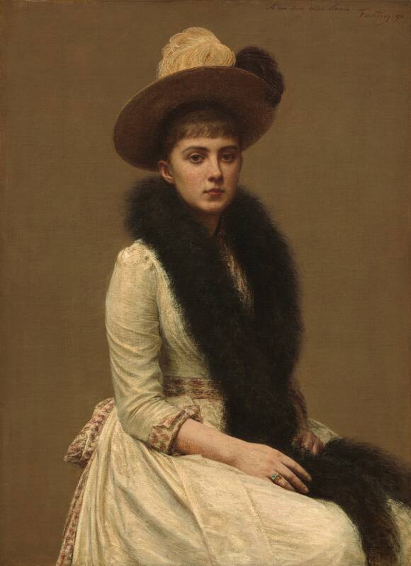 Portrait of Sonia by Henri Fantin-Latour, 1890