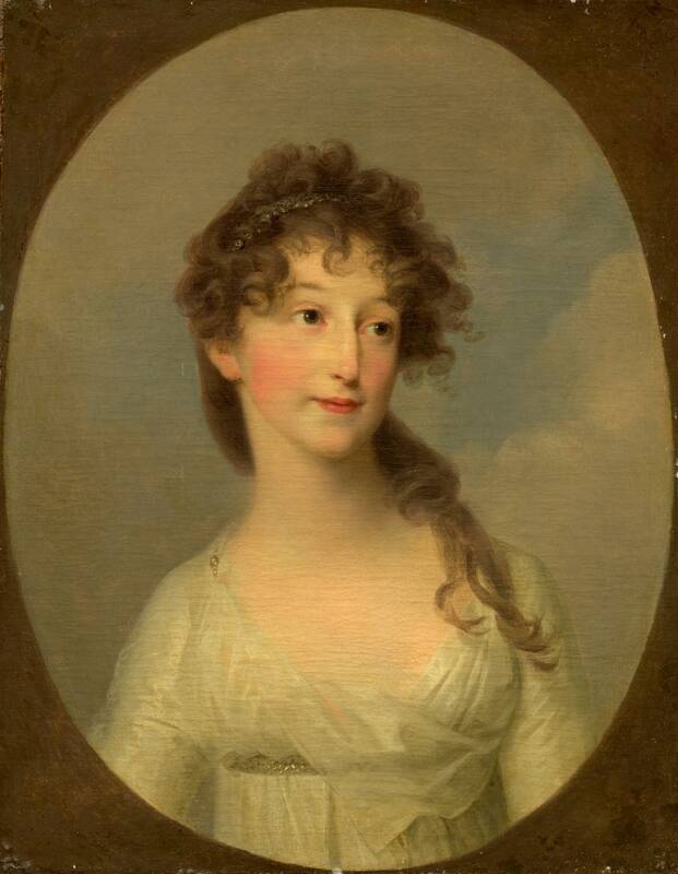 Possibly Franciska Krasinska, Duchess of Courland by Angelica Kauffmann, c. 1790