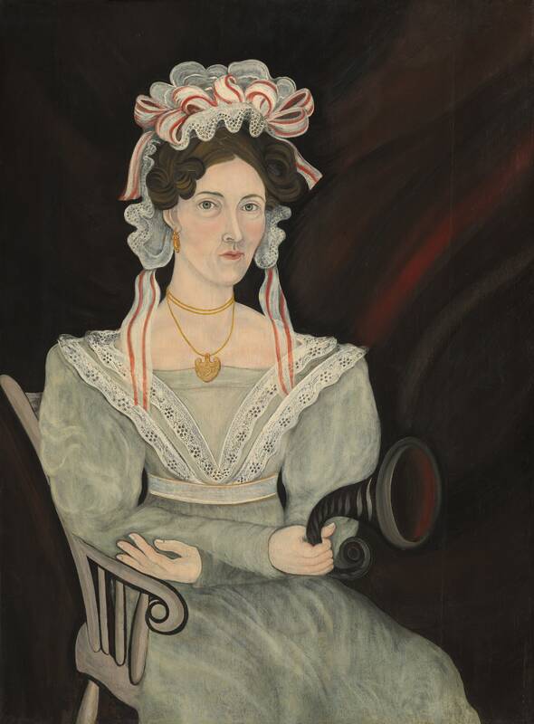 Possibly Mrs. William Sheldon by Asahel Powers, c. 1831