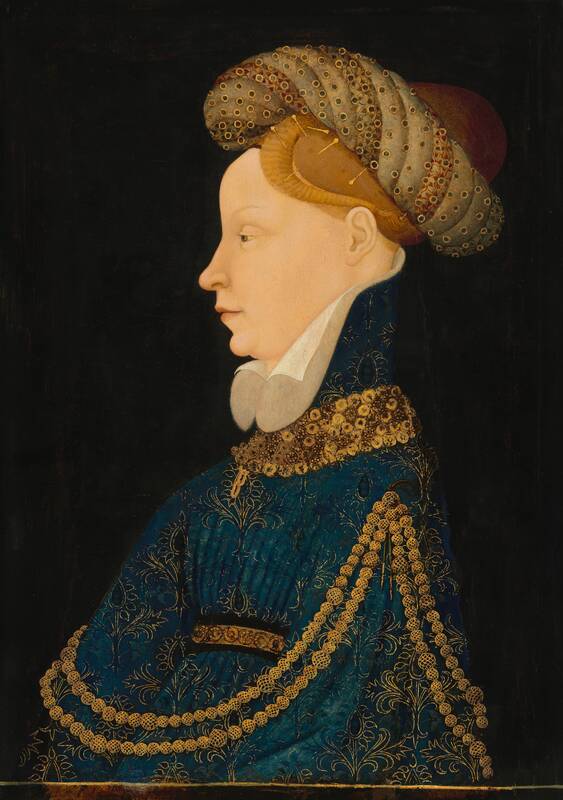 Profile Portrait of a Lady by Franco-Flemish 15th Century, c. 1410