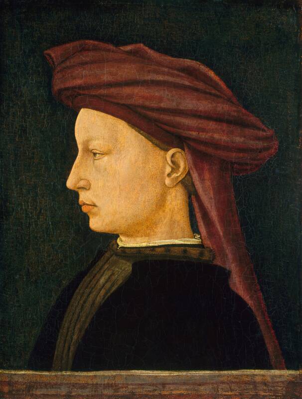 Profile Portrait of a Young Man by Florentine 15th Century, 1430/1450