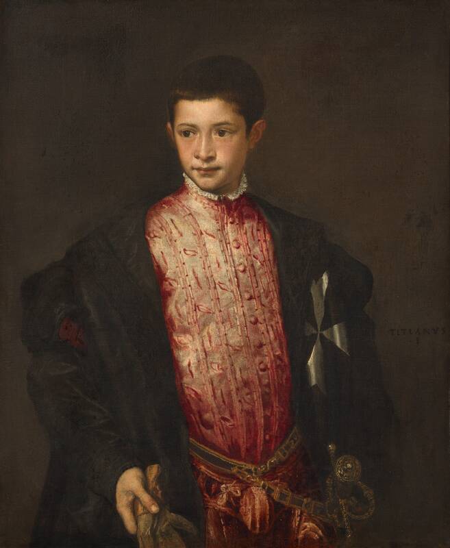 Ranuccio Farnese by Titian, 1541-1542