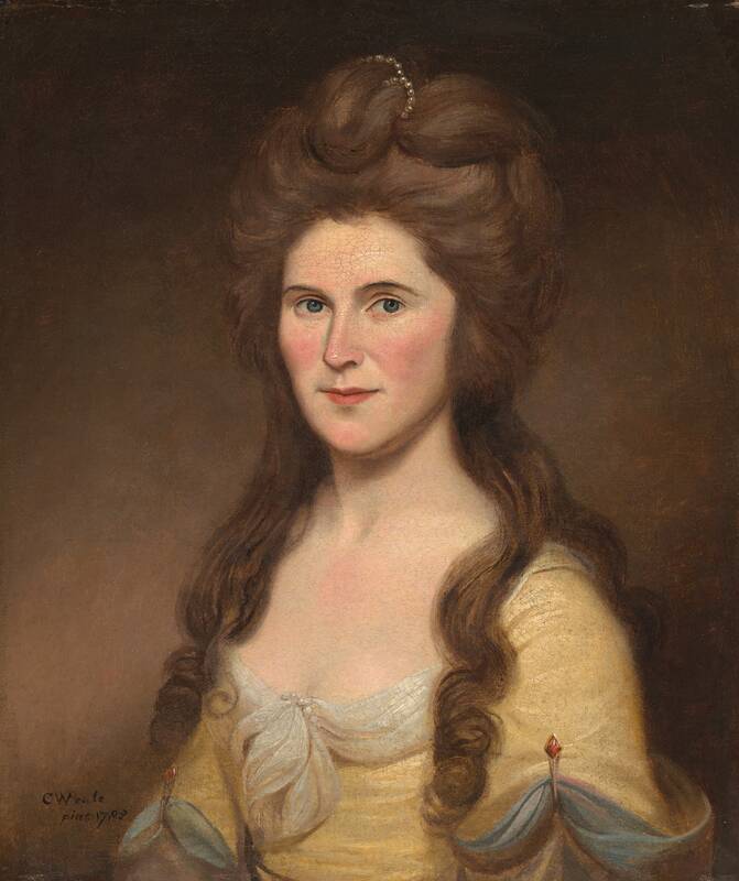 Rebecca Bryan White (Mrs. John White) by Charles Willson Peale, 1788