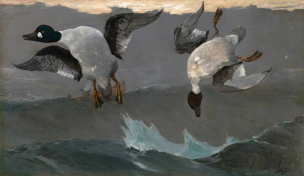 Right and Left by Winslow Homer, 1909