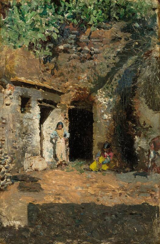 Roma Caves, Granada by Mariano Fortuny Marsal, c. 1871