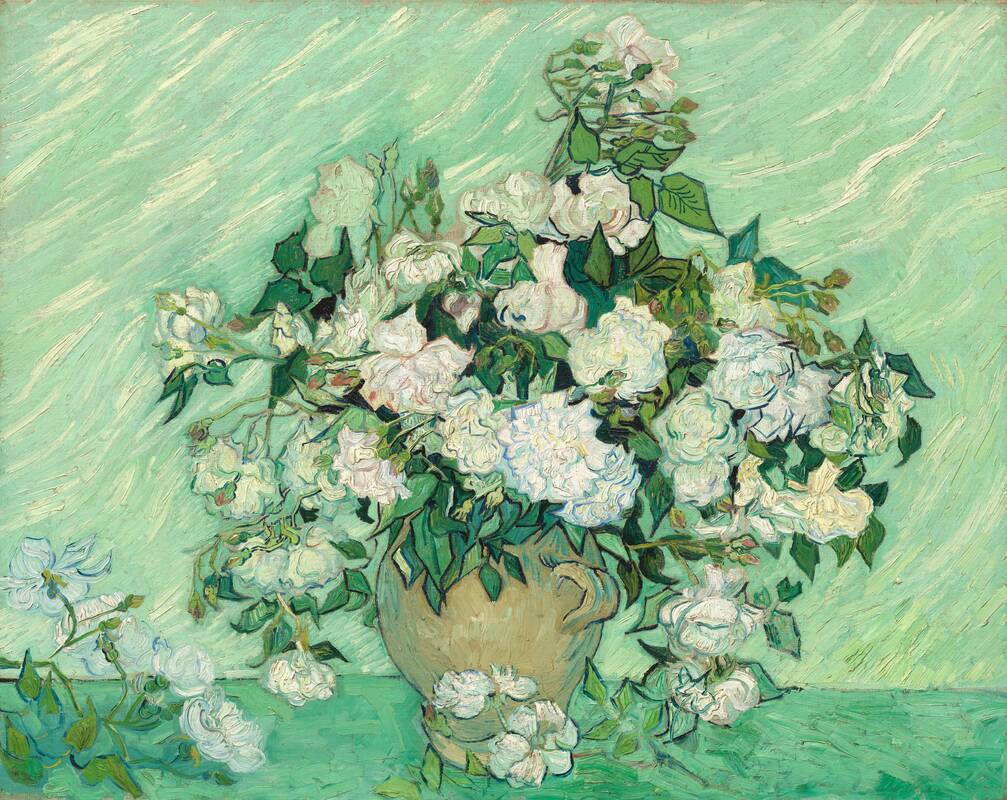 Roses by Vincent van Gogh, 1890