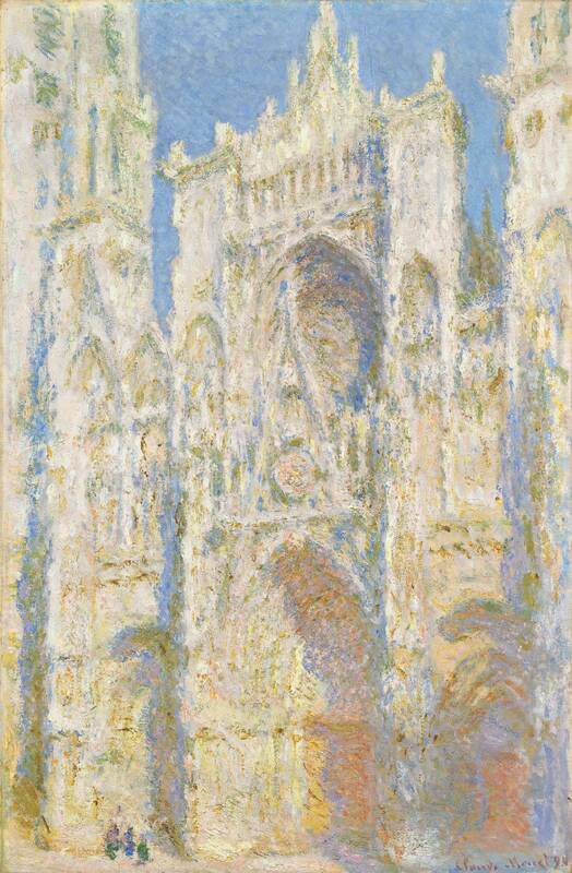 Rouen Cathedral, West Façade, Sunlight by Claude Monet, 1894
