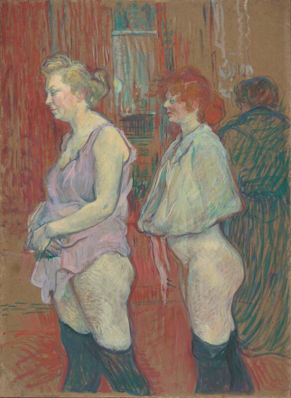 Rue des Moulins, 1894 by Henri de Toulouse-Lautrec, 1894