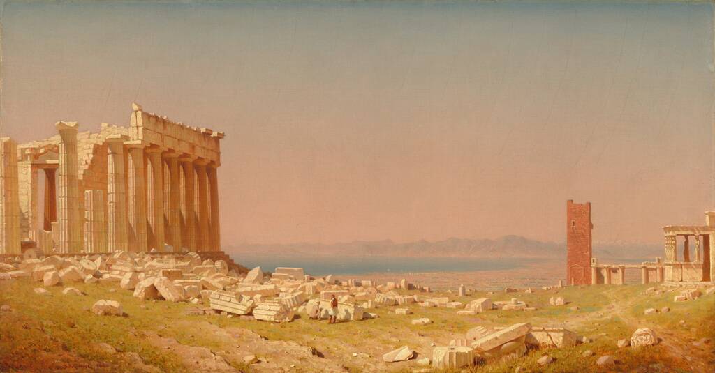 Ruins of the Parthenon by Sanford Robinson Gifford, 1880