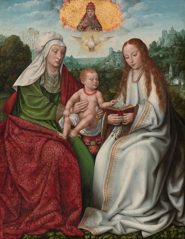 Saint Anne with the Virgin and the Christ Child by Master of Frankfurt, c. 1511/1515