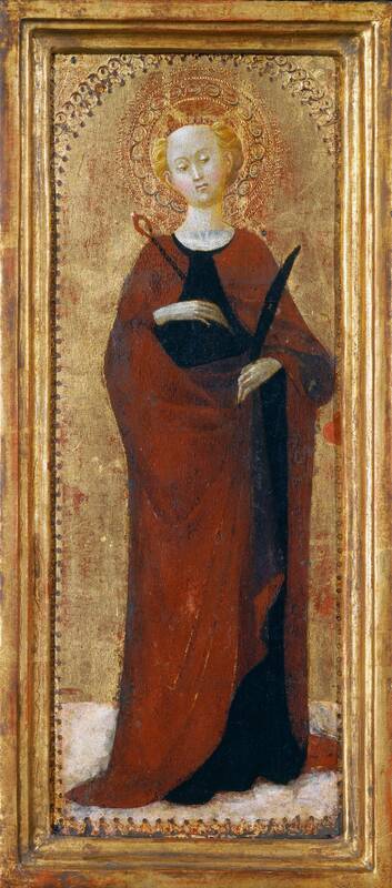 Saint Apollonia by Sassetta, c. 1435