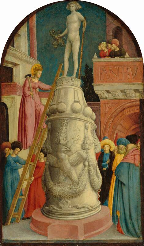 Saint Apollonia Destroys a Pagan Idol by Giovanni d'Alemagna, c. 1442/1445